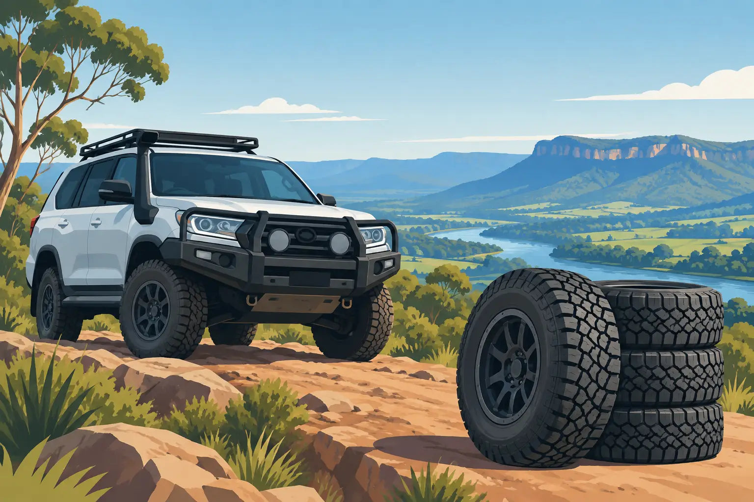 Choosing 4WD Tyres for Hunter Region Tracks