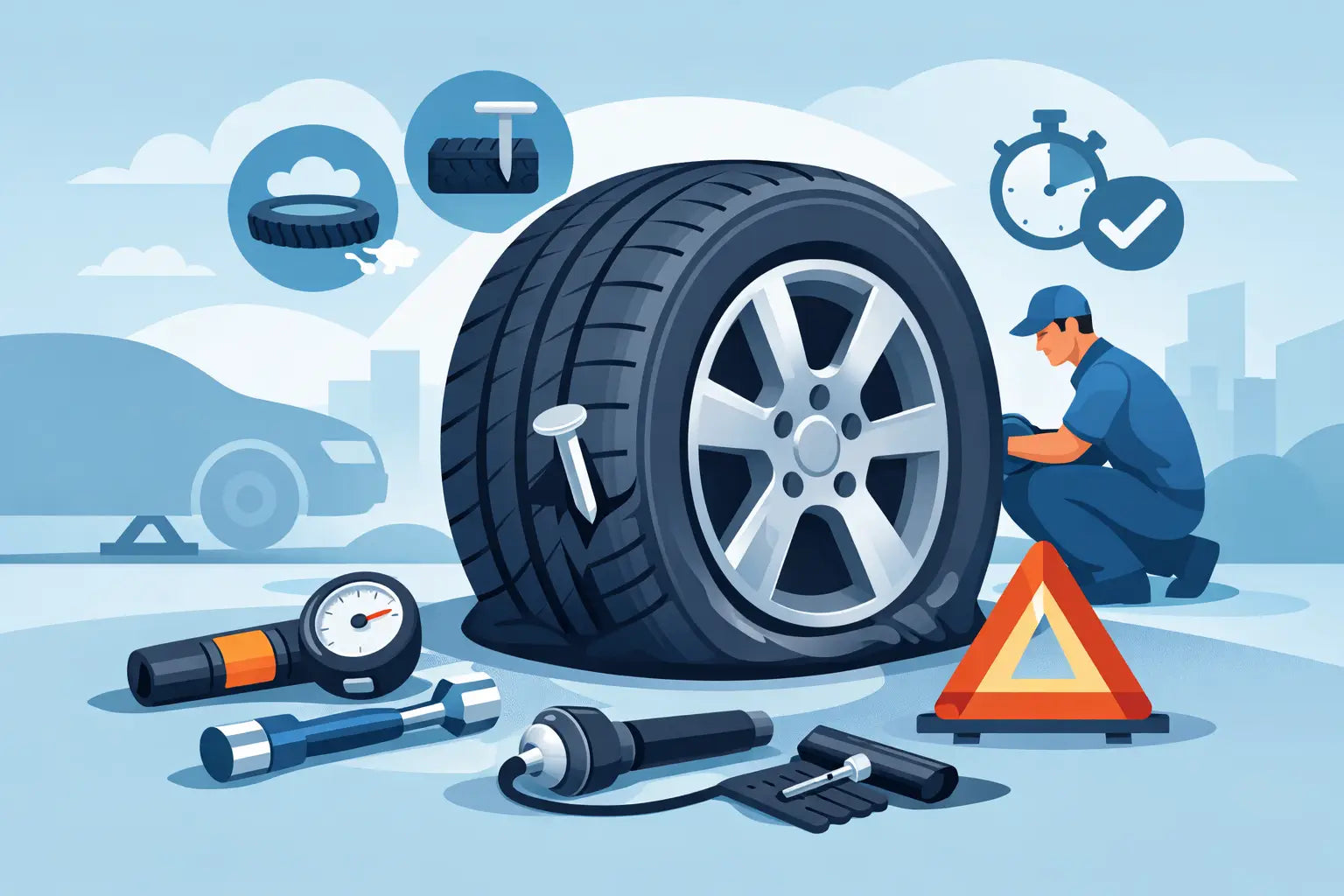 How to Fix Punctured Tyre Problems Fast