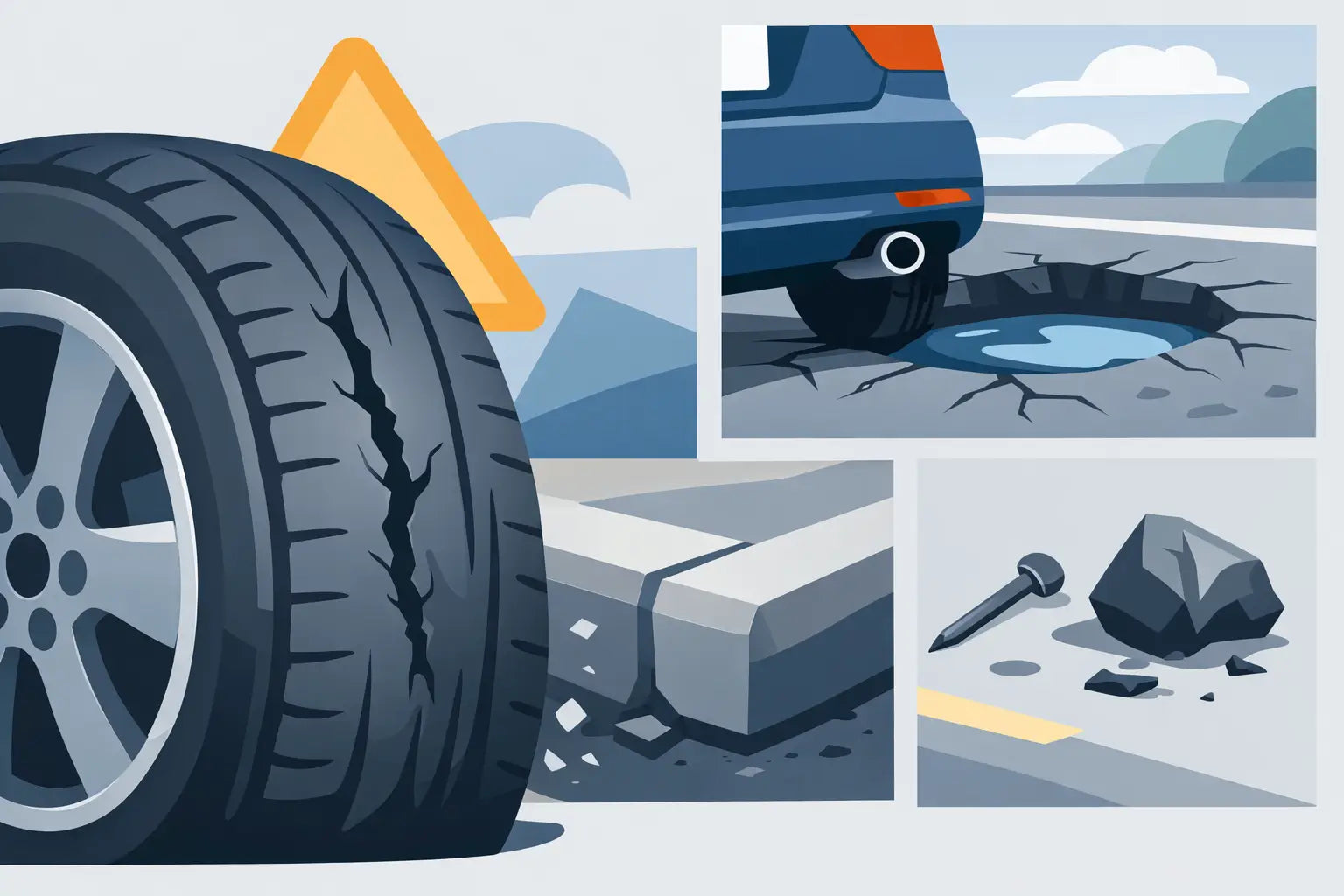 What Causes Tyre Sidewall Damage? Key Risks