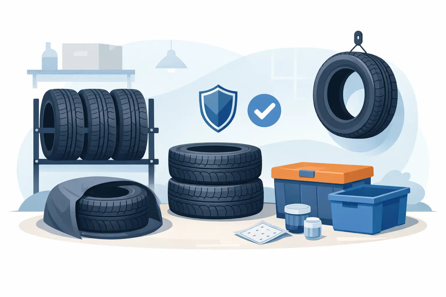 How to Store Spare Tyres Without Damage
