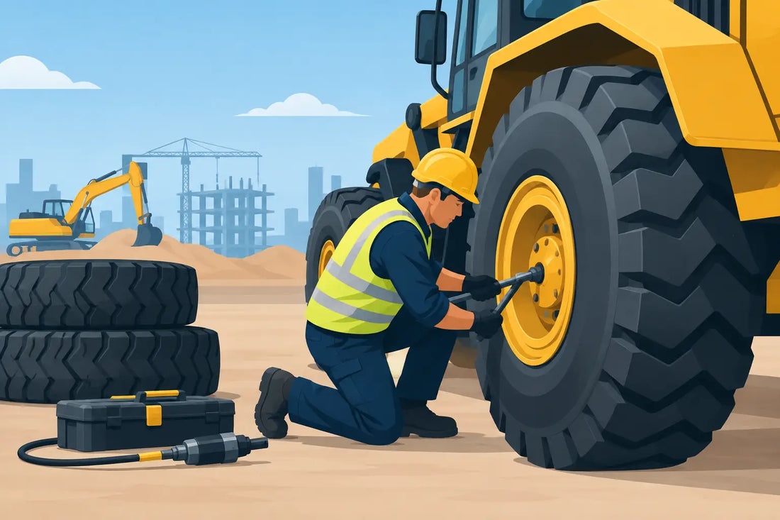 Construction Site Tyre Fitting That Keeps Work Moving