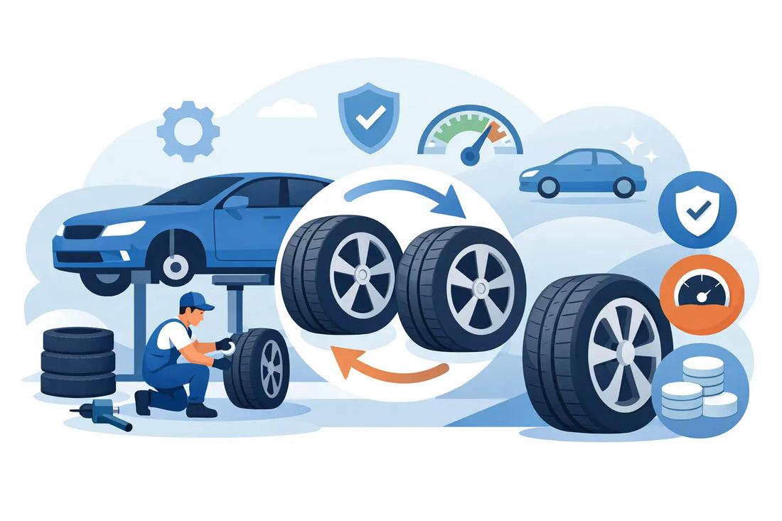 7 Benefits of a Regular Tyre Rotation Service