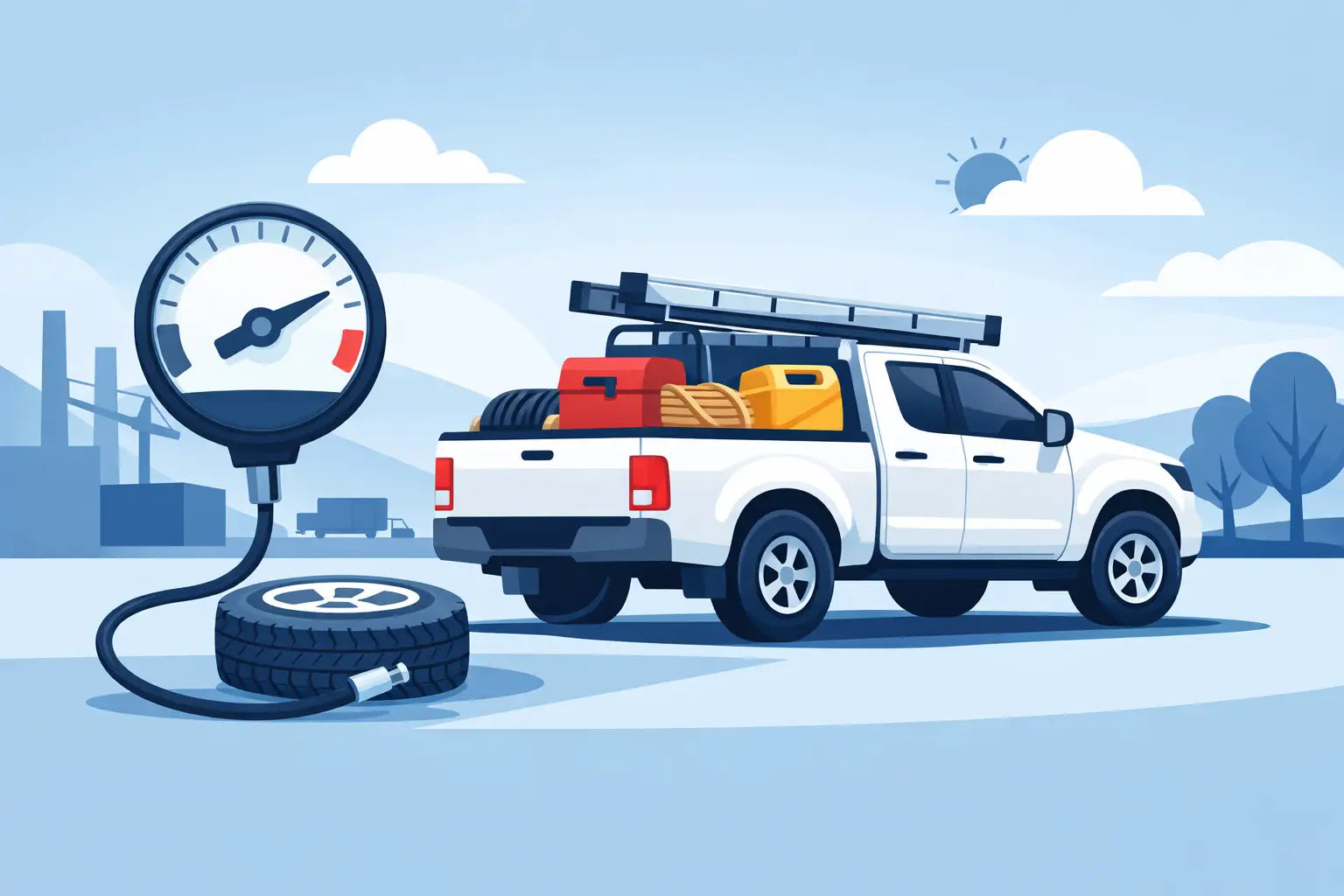 Tyre Pressure for a Loaded Ute That Works