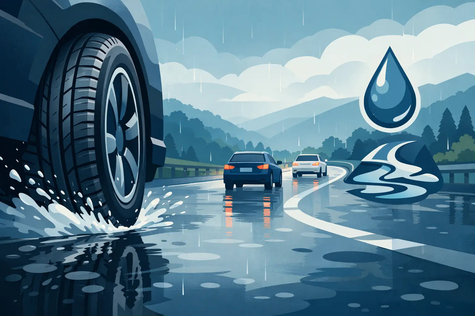 Best Tyres for Wet Roads That Suit Your Drive