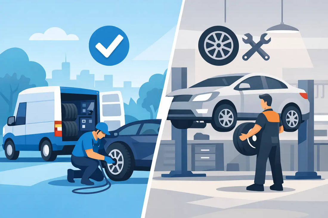 Mobile Tyre Fitting vs Workshop: Which Wins?
