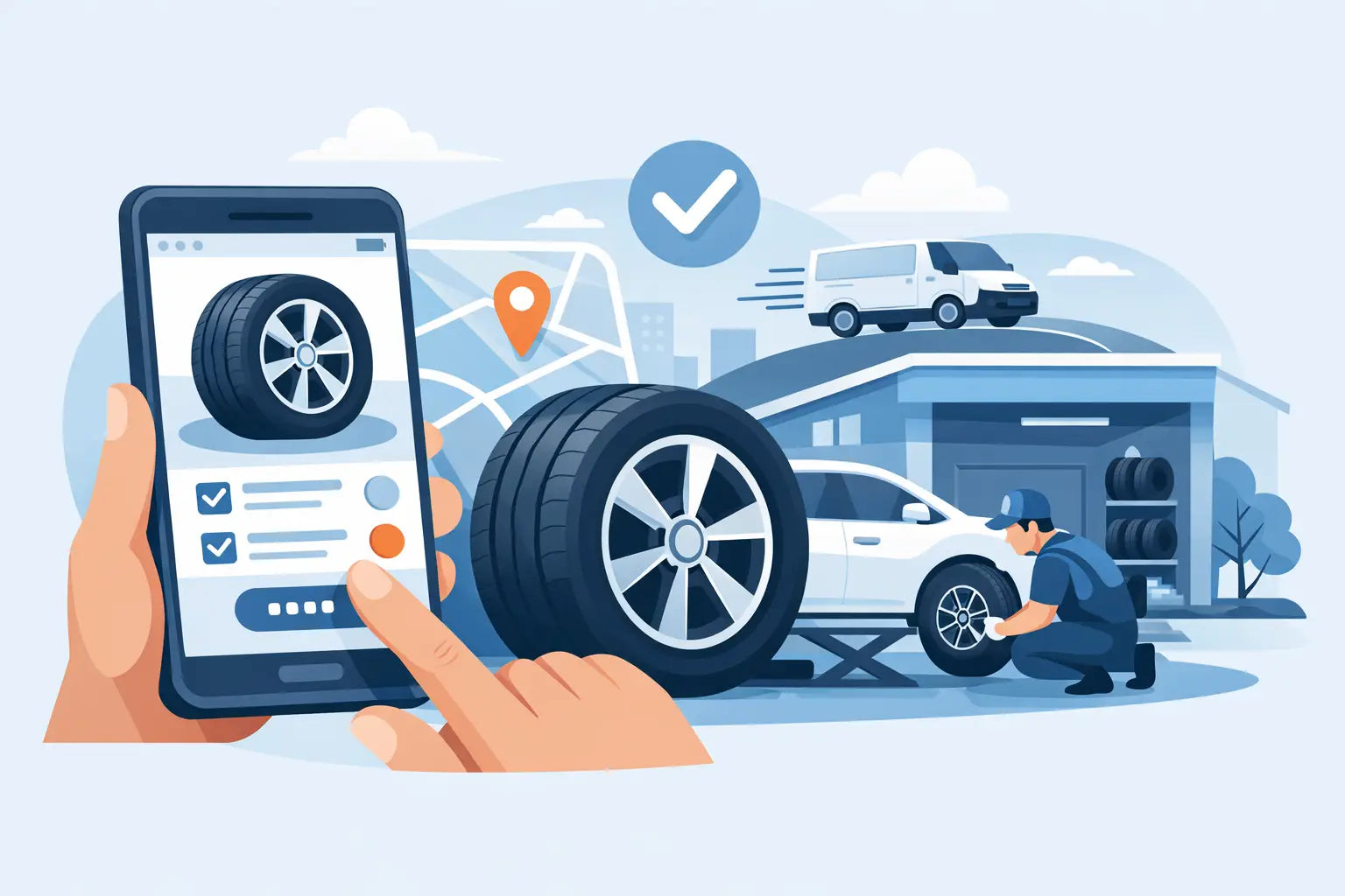How to Book Tyres Online for Fast Local Fitting