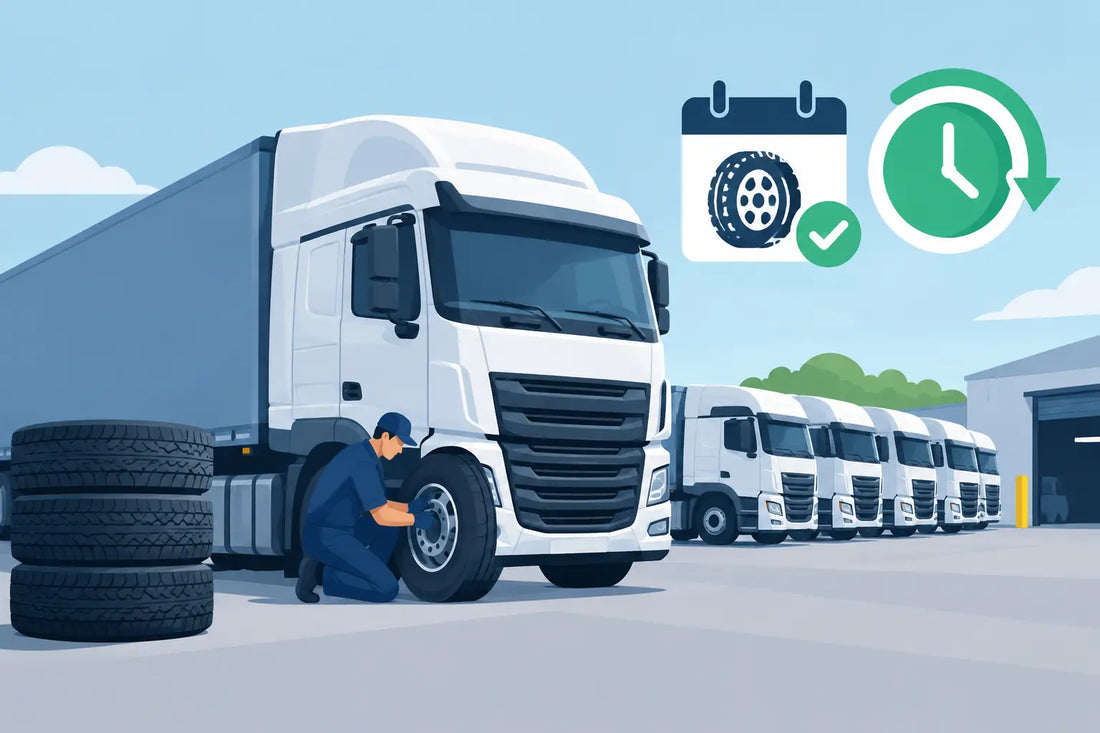 Fleet Downtime Reduced With Scheduled Tyres