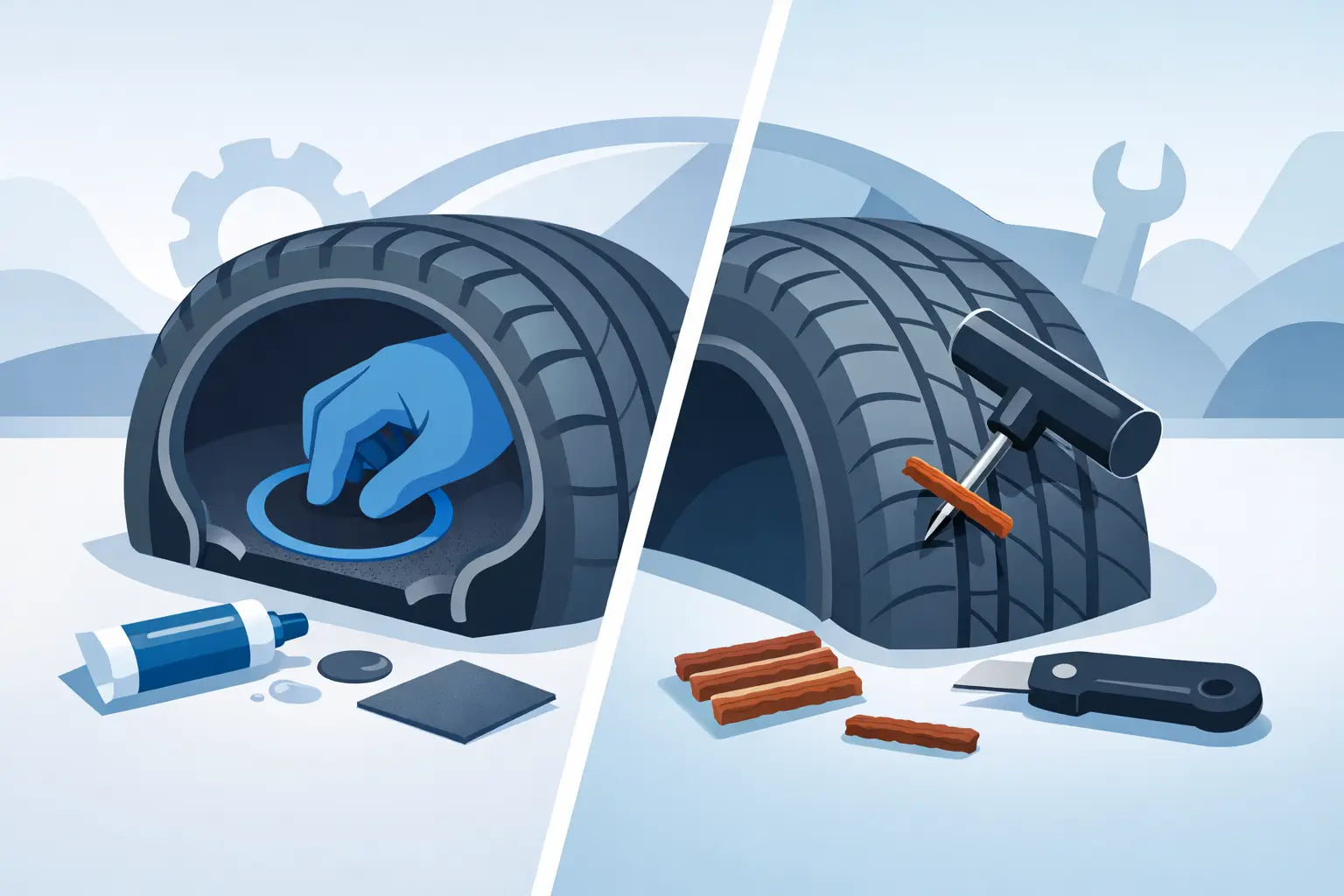 Puncture Patch vs Tyre Plug: Which Is Safer?