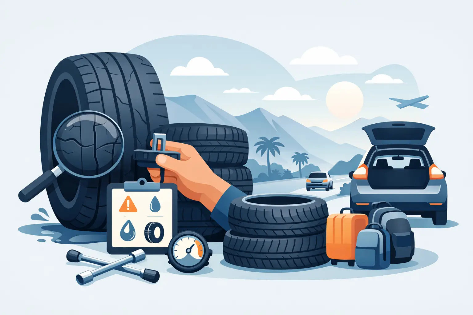 8 Signs You Need New Tyres Before Your Next Trip