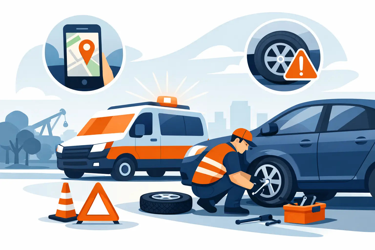 Emergency Tyre Breakdown Service Fast Help