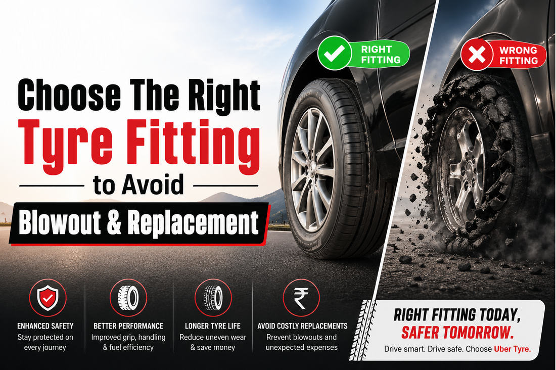 Choose The Right Tyre Fitting to Avoid Blowout & Replacement