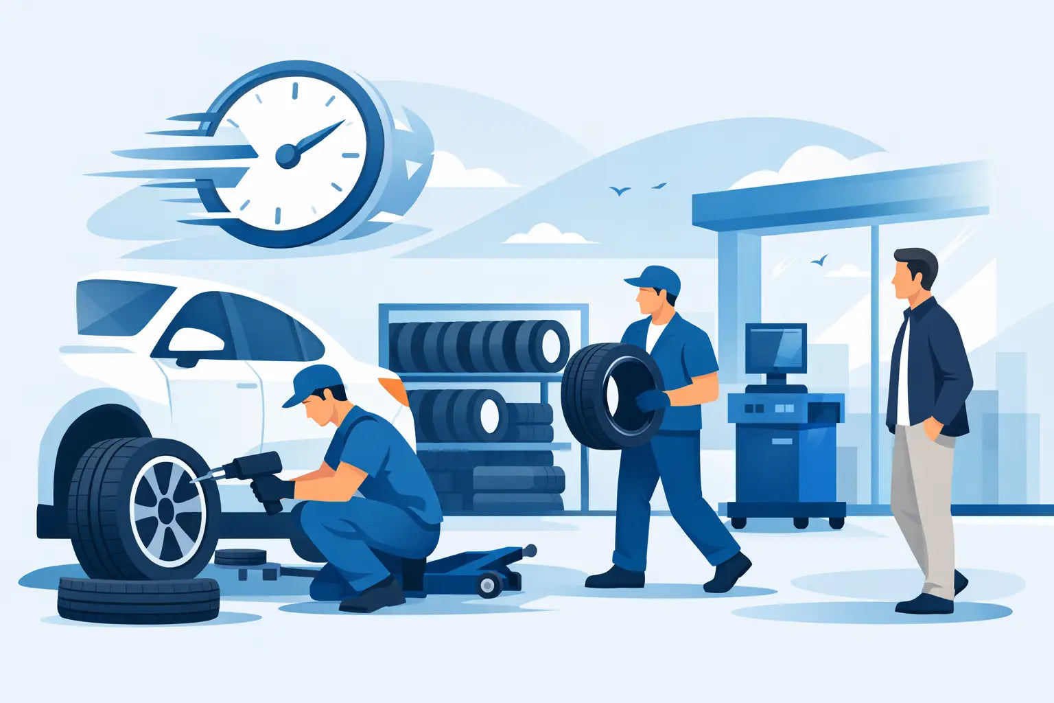 Rutherford Tyre Fitting Services Without the Wait