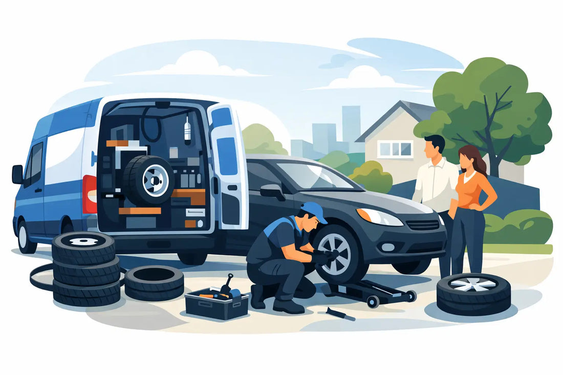 How Mobile Tyre Fitting Works at Your Location
