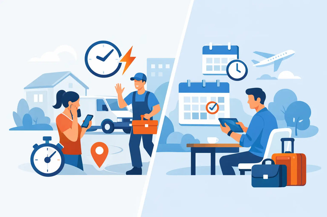 Same Day Service vs Booking: Which Suits You?
