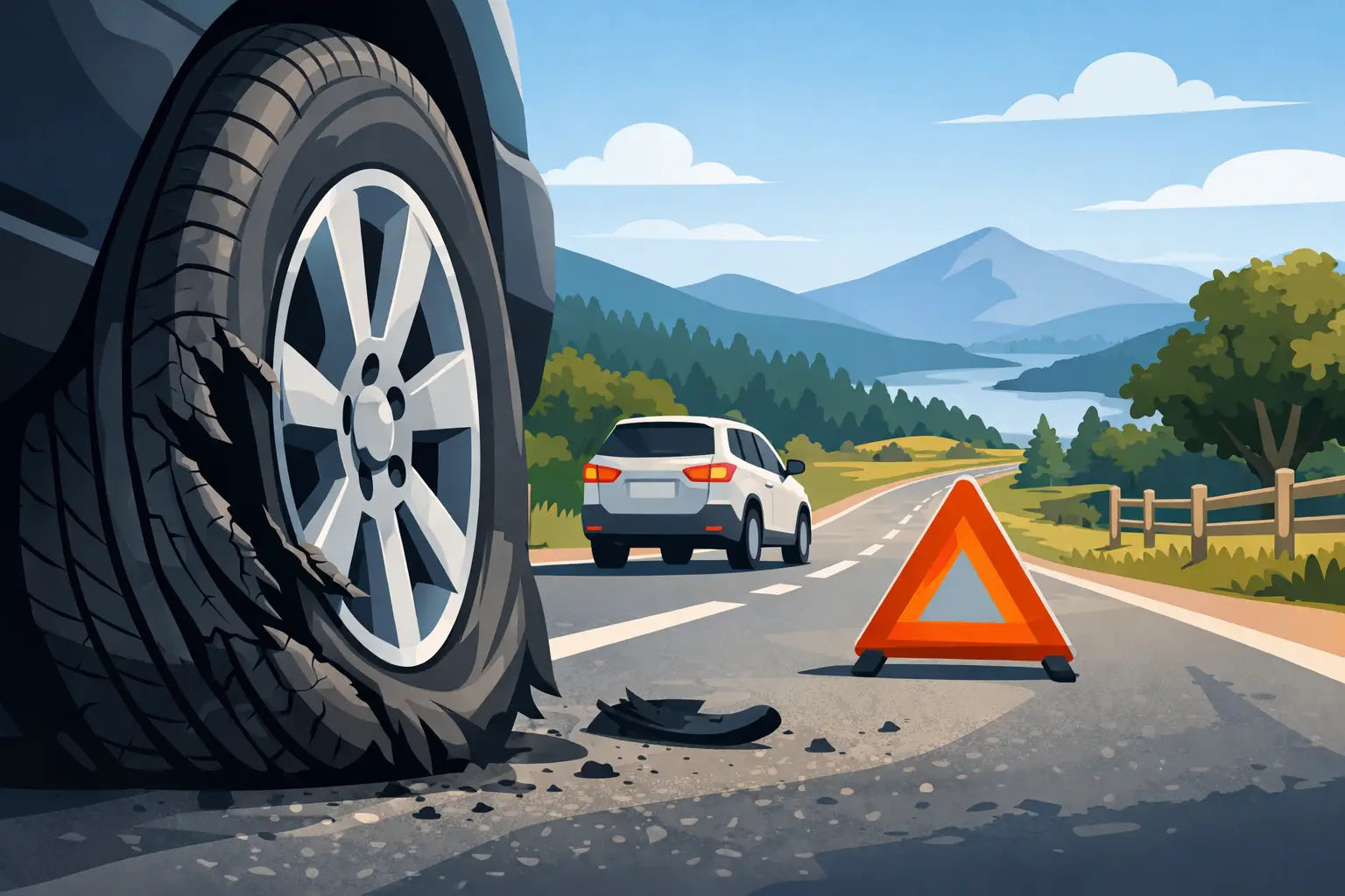 How to Avoid Tyre Blowouts on Hunter Roads