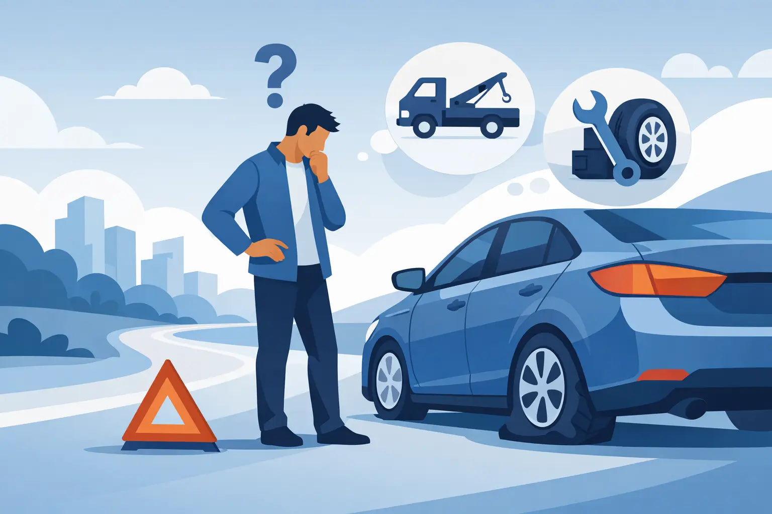 Can I Drive on a Flat Tyre? What to Do Next